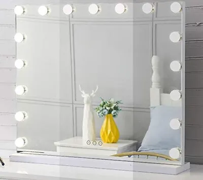 Puselo Hollywood Large Makeup Vanity Mirror LED Lights (80X62cm)  Large Size • £105