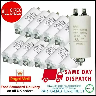 Start Run Motor Capacitor Water Pump Compressor Air Conditioning 450v Μf Cbb60 • $12.42