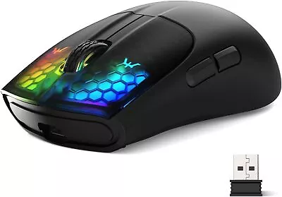 Lightweight Wireless Gaming Mouse RGB With BT 5.1/2.4GHz/USB For PC/MAC/PS4/Xbox • $33.99