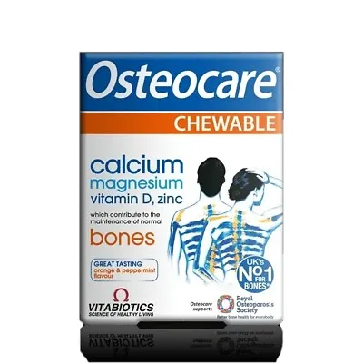 £14.99 • Buy (4x30 Tablets) Vitabiotics Osteocare Chewable Bones - Brand New
