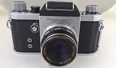 Miranda S With 5cm F2.8 Soligor Miranda Lens Waist Level Finder Free Shipping • $185