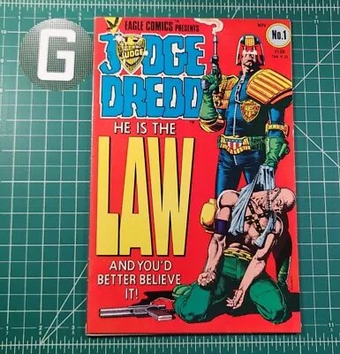 Judge Dredd #1 (1983) 1st App U.S. App Classic Brian Bolland Eagle Comics VF- • $24.99