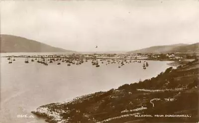 Real Photograpic Postcard Of Ullapool From Dundonnell Cromartyshire Scotland • £5