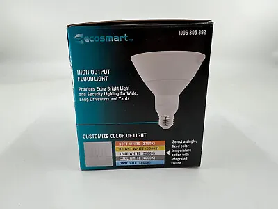 EcoSmart 250-Watt Equivalent PAR38 Dimmable CEC Flood LED Light G122P385 • $15