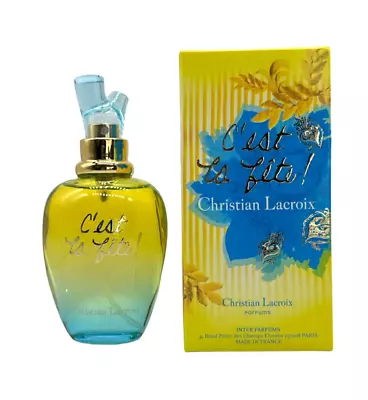 (259.98eur/100ml) Christian Lacroix È La Fete 50ml Eau De Parfum New Original Packaging • £111.98