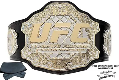 UFC ULTIMATE FIGHTING CHAMPIONSHIP TITLE REPLICA BELT 2MM Brass Dual Plate Adult • $129.99