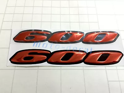 Raised 3D Chrome Emblem Sticker For GSX-R GSXR 600 Fairing Red Gas Tank Decals • $13.56