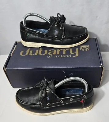 Dubarry Admirals Navy Leather Boat Deck Shoe's Size UK 5 EU 38 VGC  • £49.99