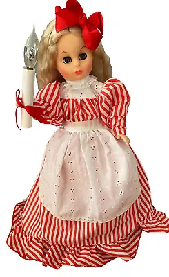 Vintage Christmas Window Display 24  Motion-ette  Rare Girl W/Candle 1982 • $38