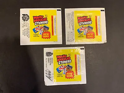 1979 Topps Wacky Packages 2nd Series 2 Wrappers Set All 3 Variations EX+ • $9.99