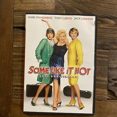 SOME LIKE IT HOT 50th ANNIVERSARY Marilyn Monroe Jack Lemmon (DVD 2009) • $9.95