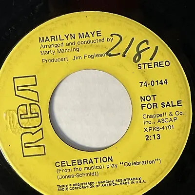 Marilyn Maye I'll Never Fall In Love Again Promo 1969 RCA 7  45 RPM Single 0144 • $7.99