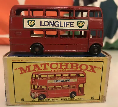 £14.99 • Buy LESNEY MATCHBOX 5D LONDON BUS (BP LONGLIFE) -  In Original BOX