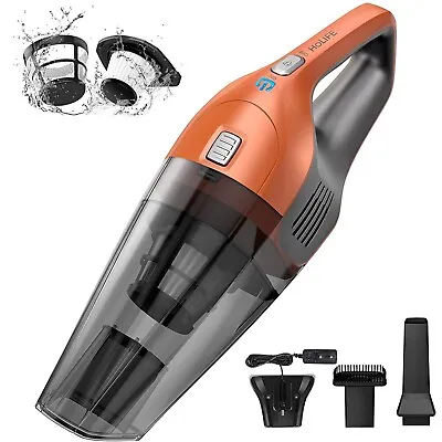 $26.99 • Buy Holife Handheld Vacuum Cordless Rechargeable For Home And Car Orange