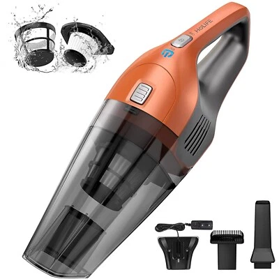 $26.99 • Buy Holife Handheld Vacuum Cordless Rechargeable For Home And Car Orange