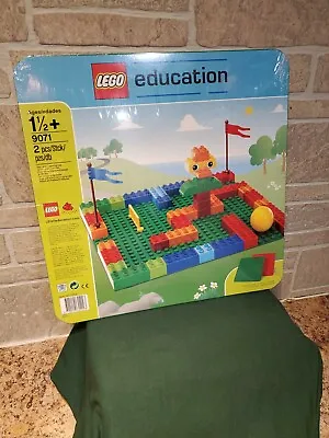 NEW Lego 9071 2Pcs Duplo Base Plates 15  X 15  Red & Green Sealed Lego Education • $110.08