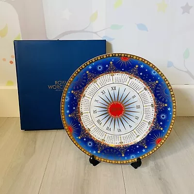 £5.99 • Buy Royal Worcester 2014 Calendar Large Plate Astronomy Stars Sun Clock