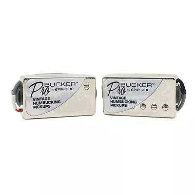 ProBucker Vintage Humbucker Pickup For EPIPHONE LP&SG Chrome OEM • $29.90