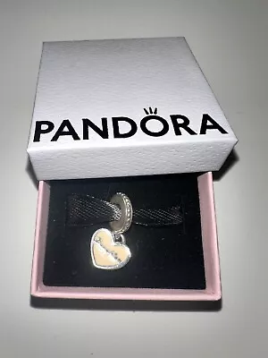 £12 • Buy Pandora Daughter Heart Charm In Box With Bag Preloved