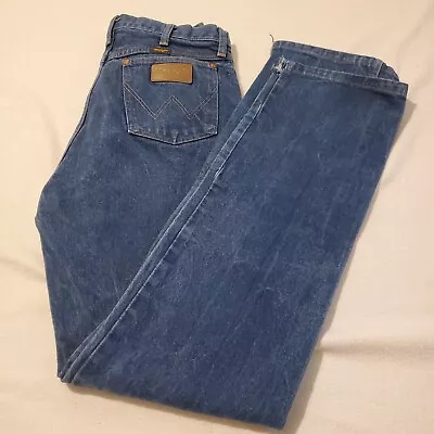 Vintage Wrangler Jeans Men's 32x34 Cowboy Western Denim 13MWZ (Tag 34x36) • $19.99