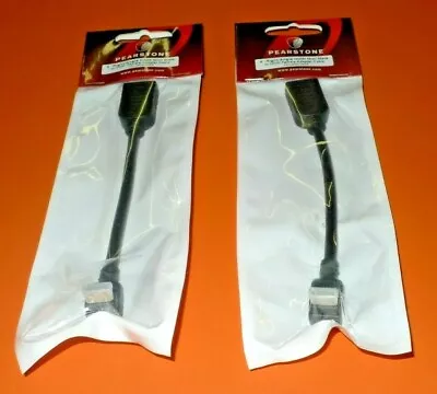 (LOT OF 2) Pearstone Right HDMI Male To HDMI (Type A) Female Adapter Cable DK021 • $16.99