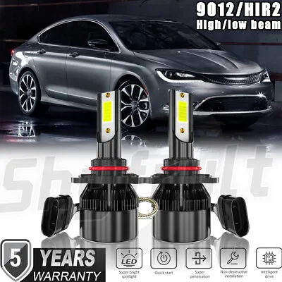 9012 LED Headlight Bulbs For 2011-2015 Chrysler 200 300 S/C Sedan 4-Door • $15.82