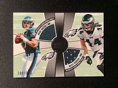 2010 Topps Prime Dual PATCH Mike Kafka Riley Cooper #/275 Eagles • $3.89