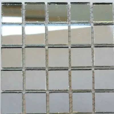 Mirror Tiles - Mesh Mounted 20mm - 25pcs (Art & Crafting Materials) • £3.67