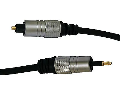 0.75m TOSlink Fibre Optic Audio Digital Cable To Mini Toslink Optical 3.5mm Jack • £3.50