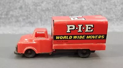 Vintage Tin Litho Friction Toy Truck P.i.e World Wide Movers 4  Long Made Japan • $21.95