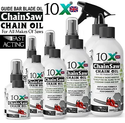 Chainsaw Chain Oil Guide Bar Blade Oil For All Makes Of Saw UK Fast Delivery • £12.99