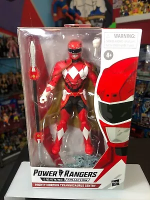 Hasbro Power Rangers Lightning Collection Tyrannosaurus Sentry Red Ranger Figure • $45.97