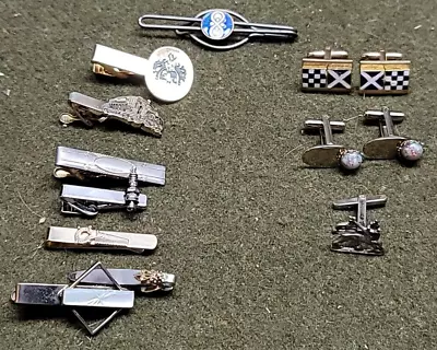 Vintage Tie Clips And Cuff Links- Mercury Industriesswankking-collectable • $23