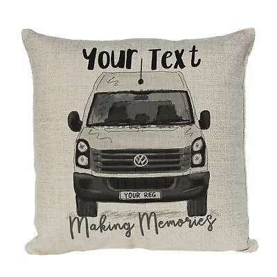 Personalised Cushion VW Crafter Transporter Personalised Camper Cushion Gift • £13.99