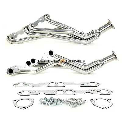 Stainless Long Tube Headers FIT Chevy GMC C1500 C2500 K1500 K2500 5.0L 5.7L V8 • $234.99