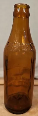 Vintage Certo Amber Glass Bottle Embossed Measuring Line On Side Collectible • $8.95