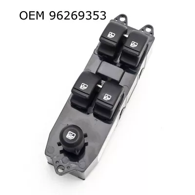 96269353 New LHD Electric Power Window Switch For Daewoo Nubira 1999-2003 BLACK • $28.79