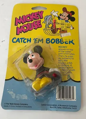 Zebco Walt Disney Mickey Mouse Catch 'em Bobber Fishing Float Sealed NIP • $9