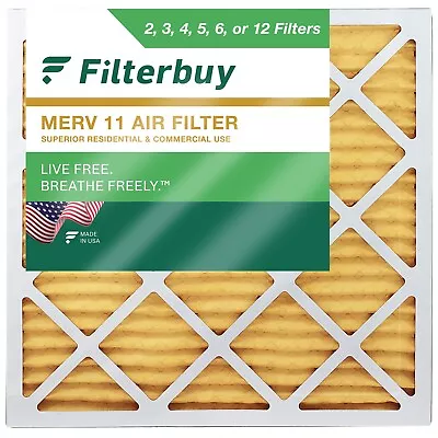 Filterbuy 20x20x4 Pleated Air Filters Replacement For HVAC AC Furnace (MERV 11) • $197.16