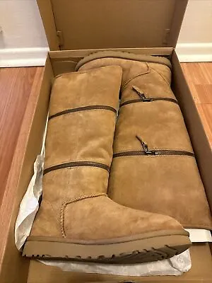 UGG Women's CLASSIC ULTRA TALL/SHORT/MINI Convertible Boot - CHESTNUT - Size 6 • $139.99