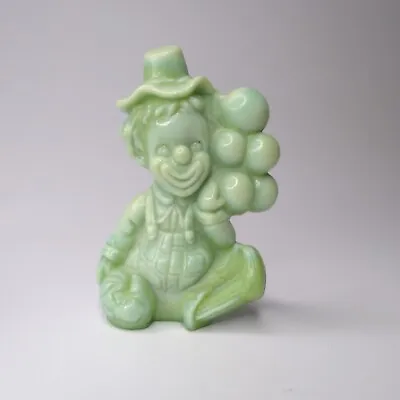 Mosser Glass Balloon Clown  Bags  1981 Light Green Opaque With Box • $9.99