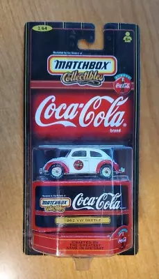 Matchbox Collectibles Coca Cola 1962 VW Beetle 1/64 • $4.99