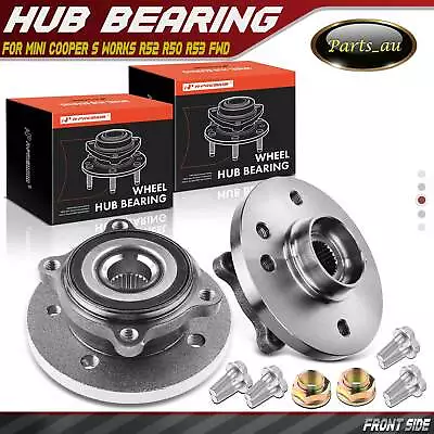 2x Front Wheel Bearing Hub Kits For Mini Cooper S Works R52 R50 R53 2001-2006 • $273.99