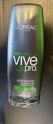 NEW - L'Oreal Vive Pro Men Style Infusing Conditioner Fine & Normal Hair 13 Oz- • $29.99