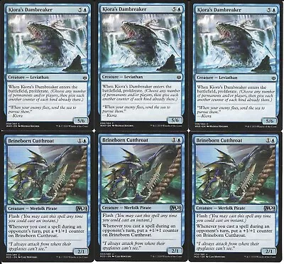 Leviathan Pirates Custom MTG Casual 60 Card Deck - Magic Gathering (Blue Pirate) • $10.99