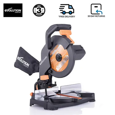 R210CMS+ Compound Mitre Saw 45° Bevel 45° Mitre 1200W Upgraded TCT Blade • £89.99