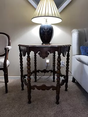 Vintage Wood 6 Leg Accent Table • $120