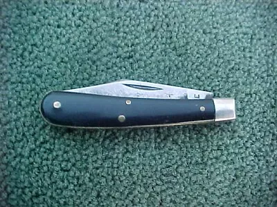 Vintage CASE XX 6202-1/2 Straight Jack Pocket Knife 1940-1964 W Black Handles • $89.95