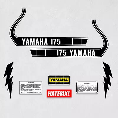 Sticker Emblem Decal Yamaha YZ 125 & YZ 175 1976 Vintage Enduro Side Cover • $38