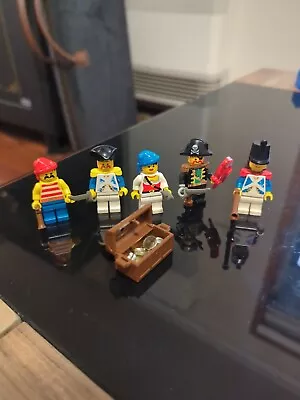 Lego Pirates (Sea Mates) 6251 Mini Figures Vintage 1989 Complete Set No Box • $50